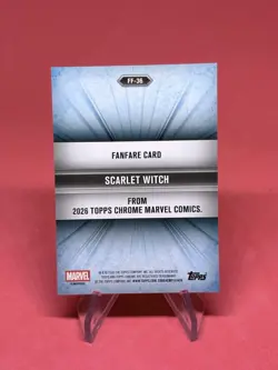 2026 TOPPS CHROME Marvel SCARLET WITCH FanFare Card FF-36 - Image 2