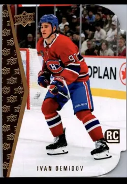 2025-26 Upper Deck Series 1 Ivan Demidov Gold Die Cut Rookie Card #RTD-1 RC - Image 1
