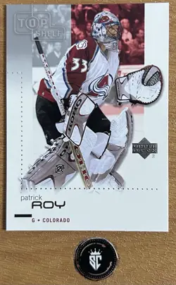 Patrick Roy 2002-03 Upper Deck Top Shelf Base Set #21 Colorado Avalanche - Image 1