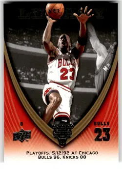 2008-09 Upper Deck Michael Jordan Legacy Collection #1008 Michael Jordan Game - Image 1