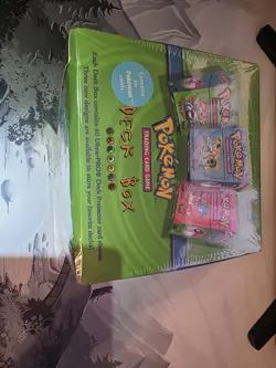 Sealed 1999 Pokemon WOTC Deck Box Display (6 Deck Boxes) - Image 1