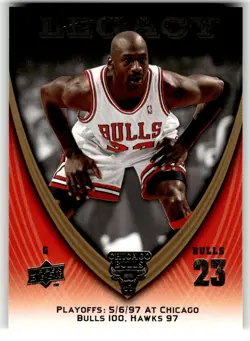 2008-09 Upper Deck Michael Jordan Legacy Collection #1073 Michael Jordan Game - Image 1
