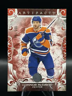 2024-25 Upper Deck Artifacts Connor McDavid Ruby /399 - Image 1