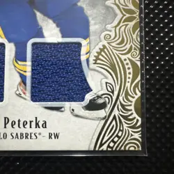 2025-26 Upper Deck Artifacts - John-Jason Peterka #32 Gold Material /299 (MEM) - Image 5