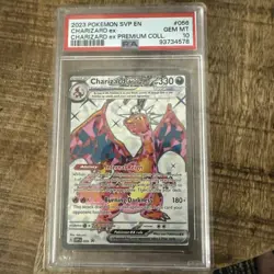 PSA 10 GEM MINT Charizard Ex Premium Collection Promo Pokemon SVP 056 - Image 1
