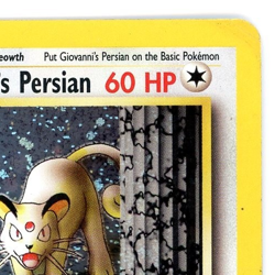 Giovanni's Persian - 8/132 - Pokemon Gym Challenge Unlimited Holo Rare MP/HP - Image 3