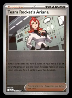 Team Rocket's Ariana 202/217 Uncommon Ascended Heroes Pokemon Reverse Holo NM - Image 1