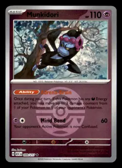Munkidori (Dusk Ball) 099/217 Rare Ascended Heroes Pokemon Reverse Holo NM - Image 1