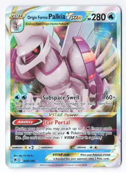 Origin Forme Palkia VSTAR 040/189 - Pokemon Astral Radiance Ultra Rare Holo NM - Image 1