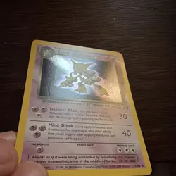 Dark Alakazam 1/82 Team Rocket Holo Rare Unlimited English HP 60 2000 - Image 2