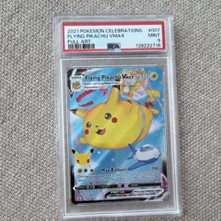 Pokemon Flying Pikachu VMAX PSA 9 Full Art Holo 007/025 Celebrations ENG - Image 1