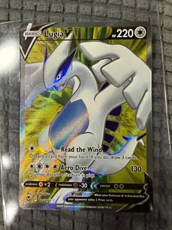 Pokemon TCG Lugia V 185/195 SWSH12 Silver Tempest Ultra Rare Holo ENG - Image 1