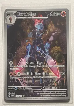 Ceruledge Surging Sparks Illustration Rare Pokemon TCG Card 197/191 - Image 1