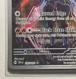 Ceruledge Surging Sparks Illustration Rare Pokemon TCG Card 197/191 - Image 3