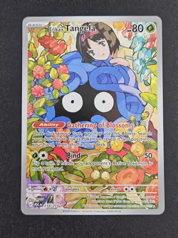 Pokemon Erika's Tangela 218/217 Ascended Heroes Illustration Rare Full Art Holo - Image 2