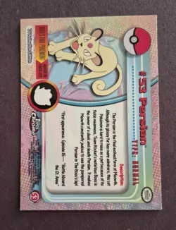Topps Pokemon TCG Topps Chrome Persian #53 TV Animation Edition English - Image 3