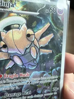 Pokemon Shedinja Me01: Mega Evolution Illustration Rare Full Art Holo 144/132 - Image 4