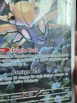 Pokemon Shedinja Me01: Mega Evolution Illustration Rare Full Art Holo 144/132 - Image 5