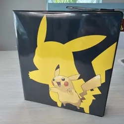 Ultra PRO 2" Pokemon TCG Collectors Pikachu Organizer Storage Binder Album - Image 1