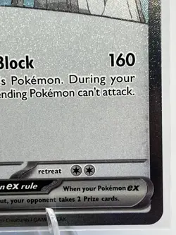 Pokemon Eiscue ex 222/197 SIR Obsidian Flames - NM - Image 4