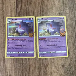 Pokemon Gengar 066/196 Trick Or Trade Holo 2 Card Lot NM - Image 1
