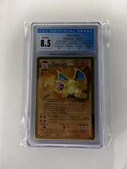 2021 Pokemon Charizard Celebrations Gold Metal Card 4/102 CGC 8.5 10/8/9.5/8.5 - Image 1