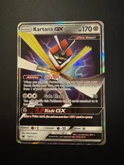 POKEMON TCG KARTANA GX 70/111 S&M CRIMSON INVASION ULTRA RARE!! - Image 1