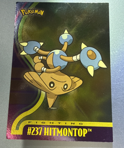 Pokemon Topps #237 Hitmontop Foil Holo Johto League Champions Rare Gold - Image 1