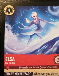 Elsa - Ice Surfer 109/204 Common The First Chapter Disney Lorcana TCG - Image 2
