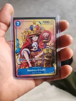 Monkey.D.Luffy (2nd Anniversary Stamped Promo) P-043 One Piece Promotion Card... - Image 1