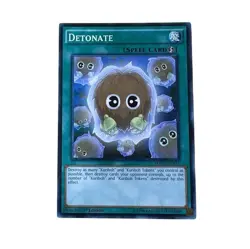 YuGiOh Detonate YGLD-ENA33 1st Edition Gold Rare Spell Card MP/LP - Image 1