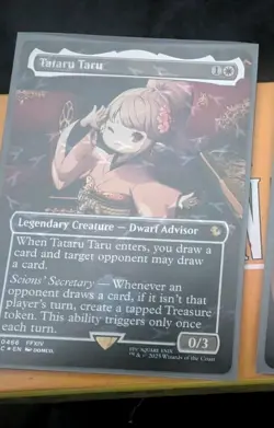Tataru Taru (Borderless) (Chocobo Track Foil) Commander: Final Fantasy Foil - Image 1