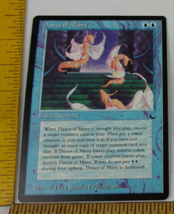 Dance of Many Dark Magic the Gathering MTG CCG card NM - Image 1