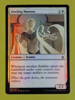 FOIL Binding Mummy x1 Amonkhet 1x Magic the Gathering MTG - Image 1