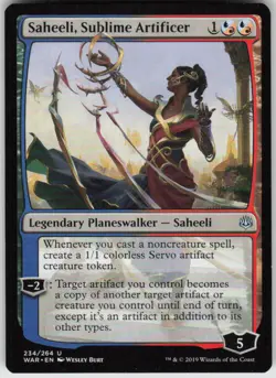 Saheeli, Sublime Artificer 234 Uncommon War of the Spark Magic: The Gathering LP - Image 1