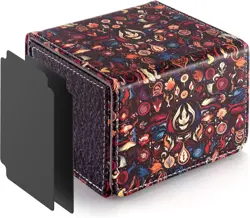 Deck Box for MTG Cards - 2 Dividers, Card Storage Box Holds 110+ Single Sleeved - Image 1