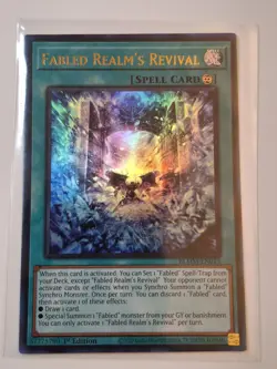 YU-GI-OH! Fabled Realm's Revival BLMM-EN015. 1st Edition Ultra Rare Card. Yugioh - Image 1