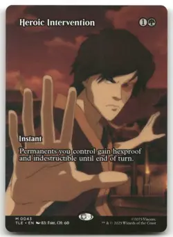 Heroic Intervention Borderless MTG Avatar: The Last Airbender Eternal-Legal 43 - Image 1