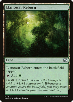 Llanowar Reborn [March of the Machine Commander] Magic MTG - Image 1
