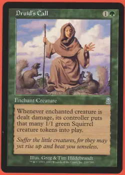 MTG ~ DRUID'S CALL ~ Odyssey (2001) NM/M ~ FREE SHIPPING ~ Vintage Magic Unc - Image 1