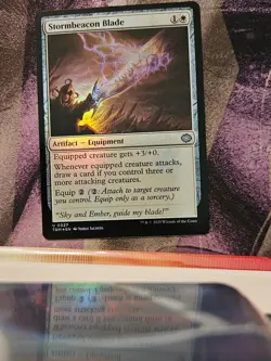 Stormbeacon Blade 27 Uncommon Tarkir: Dragonstorm Magic: The Gathering Foil NM - Image 1