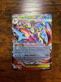 Pokemon TCG Mega Greninja ex 081 Black Star Promo Chaos Rising - Image 1