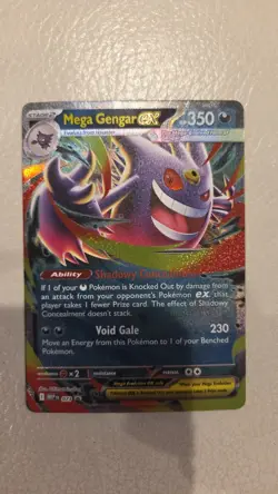 Pokemon Mega Gengar ex Mega Evolution Black Star Promos 73 Holofoil Near Mint - Image 1