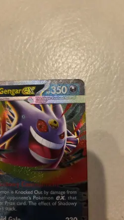 Pokemon Mega Gengar ex Mega Evolution Black Star Promos 73 Holofoil Near Mint - Image 3