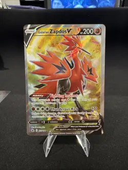 Galarian Zapdos V 173/198 Full Art - Chilling Reign - Pokemon TCG - - Image 1