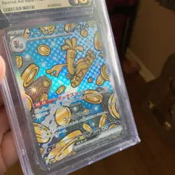 CGC 10 Pristine Gholdengo ex 220/187 SAR Terastal Fest Ex sv8a Pokemon Card - Image 3