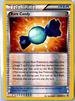 Rare Candy Primal Clash 135/160 Uncommon Reverse Holo MP - Mid Era Pokemon Card - Image 1