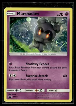 Pokemon TCG SM Promos #SM93 Marshadow Cosmos Holo - Image 1