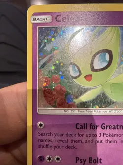 Celebi - SM224 - SM Black Star Promo Pokemon Card TCG SM Promo 2019 Swirl - Image 2