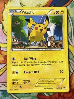 Pokemon - Pikachu - 20/108 - Common - XY Roaring Skies - DMG - Image 1